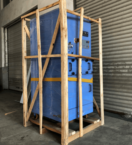 打包好等待發(fā)貨的大口徑工業(yè)吸塵器